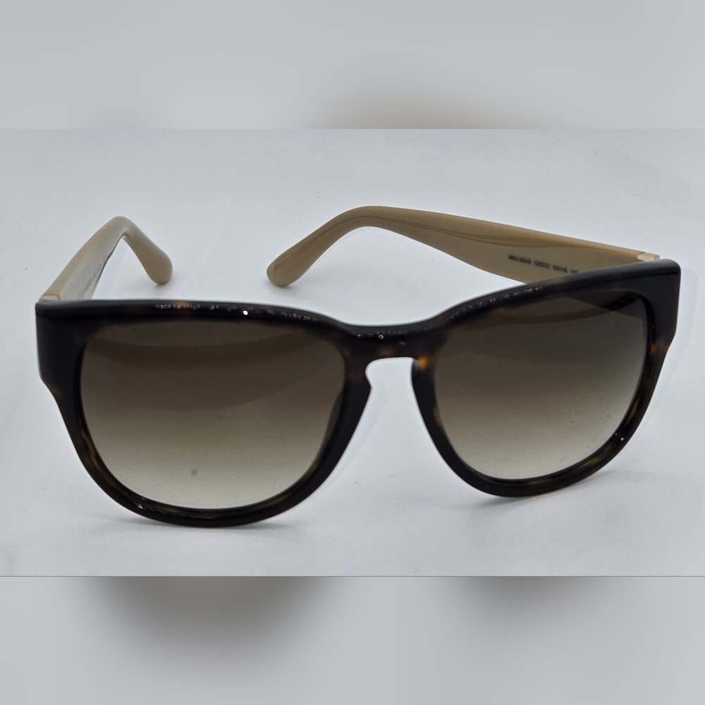 Marc by Marc Jacobs MMJ 230/S Beige & Black Striped Sunglasses Designer +‎ Case